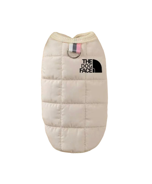 Tapered Puffer Gilet-White