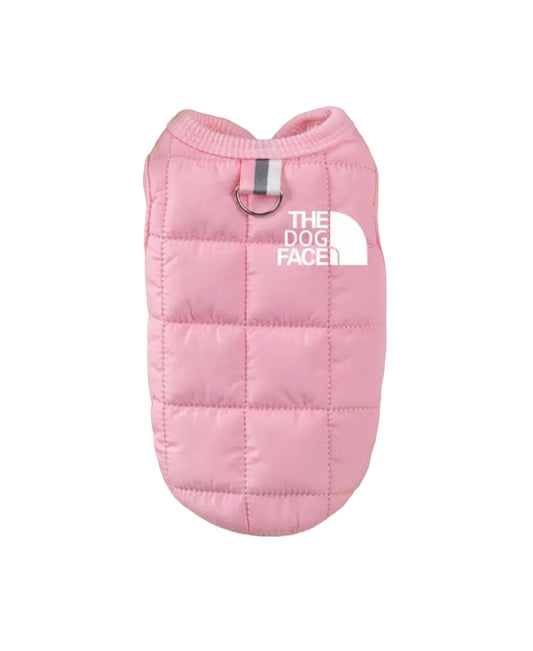 Tapered Puffer Gilet-pink