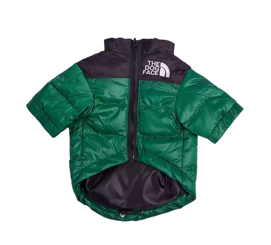 Puffer Jacket-Green