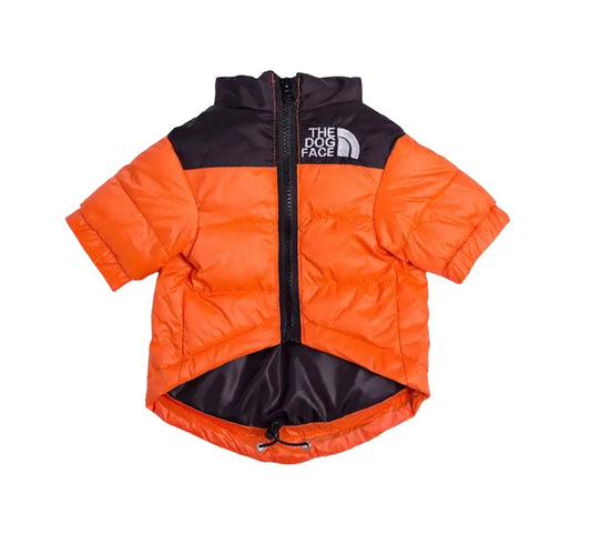 Puffer Jacket-Orange