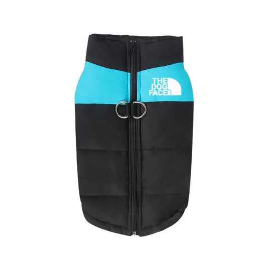 Puffer gilet-Black/Blue