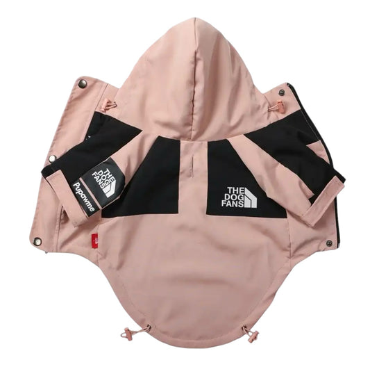 “The Dog Fans” Pink Luxury Rain Jacket