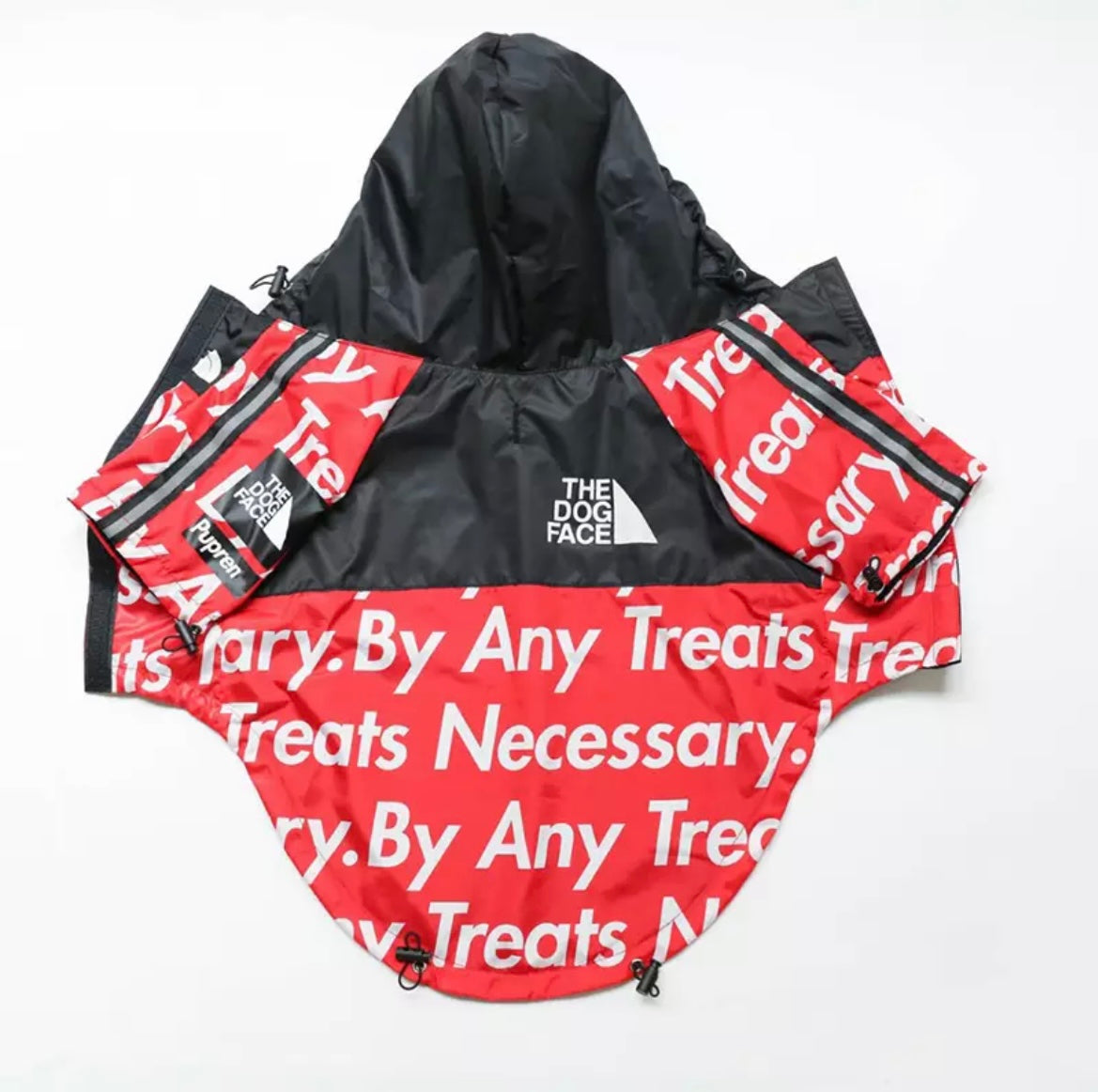 “By Any Treats Necessary” Luxury Rain Jacket