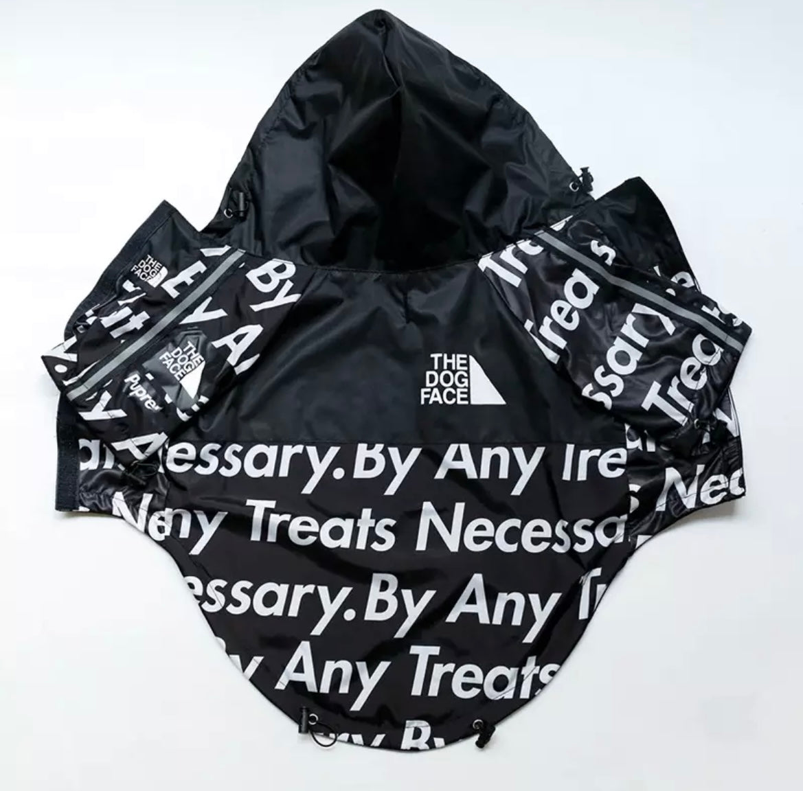 “By Any Treats Necessary” Luxury Rain Jacket